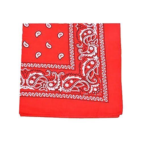 48 Pack x Large 100% Cotton Double Sided Bandanas 27 x 27 Inches V951