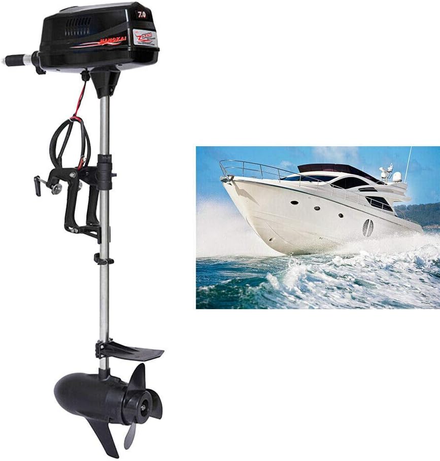 Electric Outboard Motor Boat Engine Tiller Control 7HP 48V 1800W K566