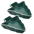 2Pcs Small Ceramic Christmas Candy Bowls Q200