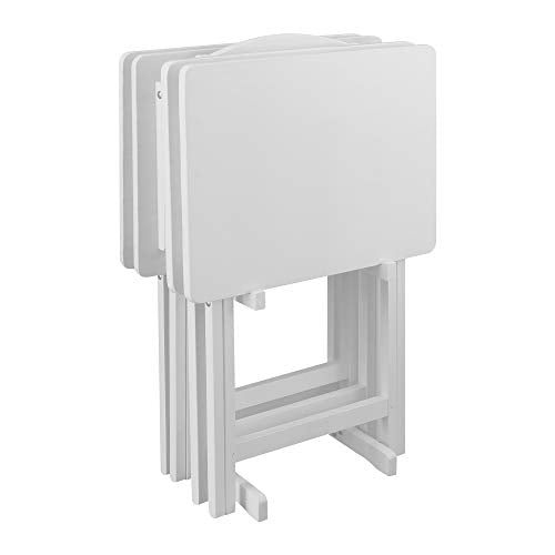 5 Piece Tray Table Set, Espresso K461