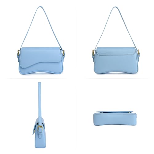 PU Leather Tote Bag with 2 Removable Straps and Zipper Closure U853