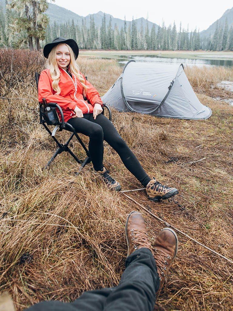 Black Compact Camping Chair N630