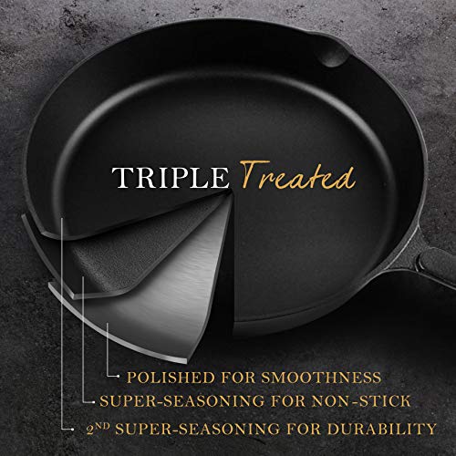 10 Inch Non-stick Pre-seasoned Cast Iron Skillet A862