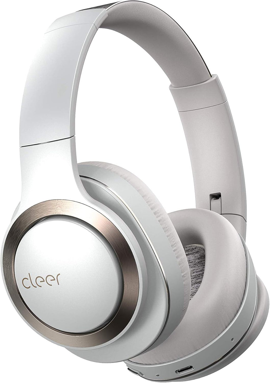 Light Grey Noise Cancelling Bluetooth Headphones with 60 Hour Battery Z740