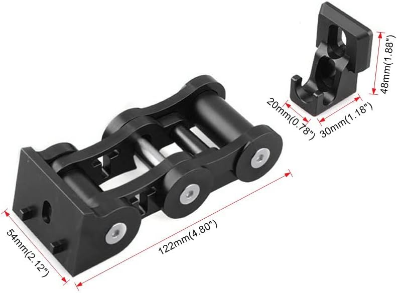 Black Aluminum Hood Latches, 1 Pair N730057