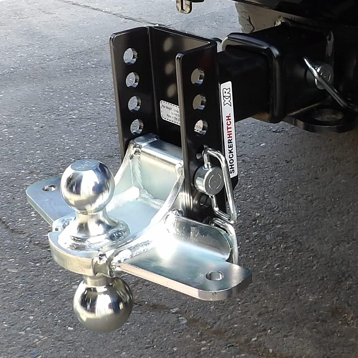 Combo Ball Mount with Sway Control Tabs, 12,000 lbs, Fits 2-1/2" Hitch H905