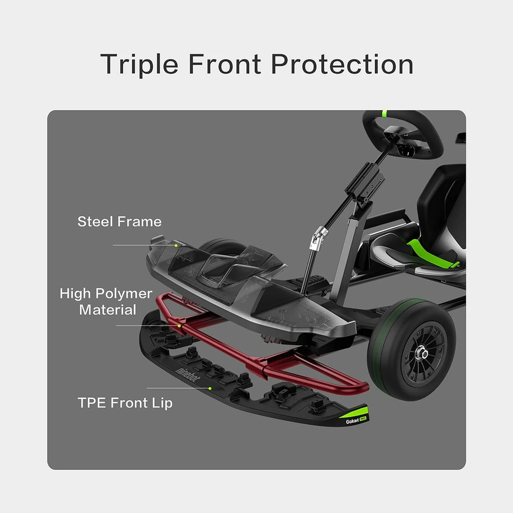 Electric GoKart, 23 Miles Range, 15.5MPH, 220lbs, Black G389