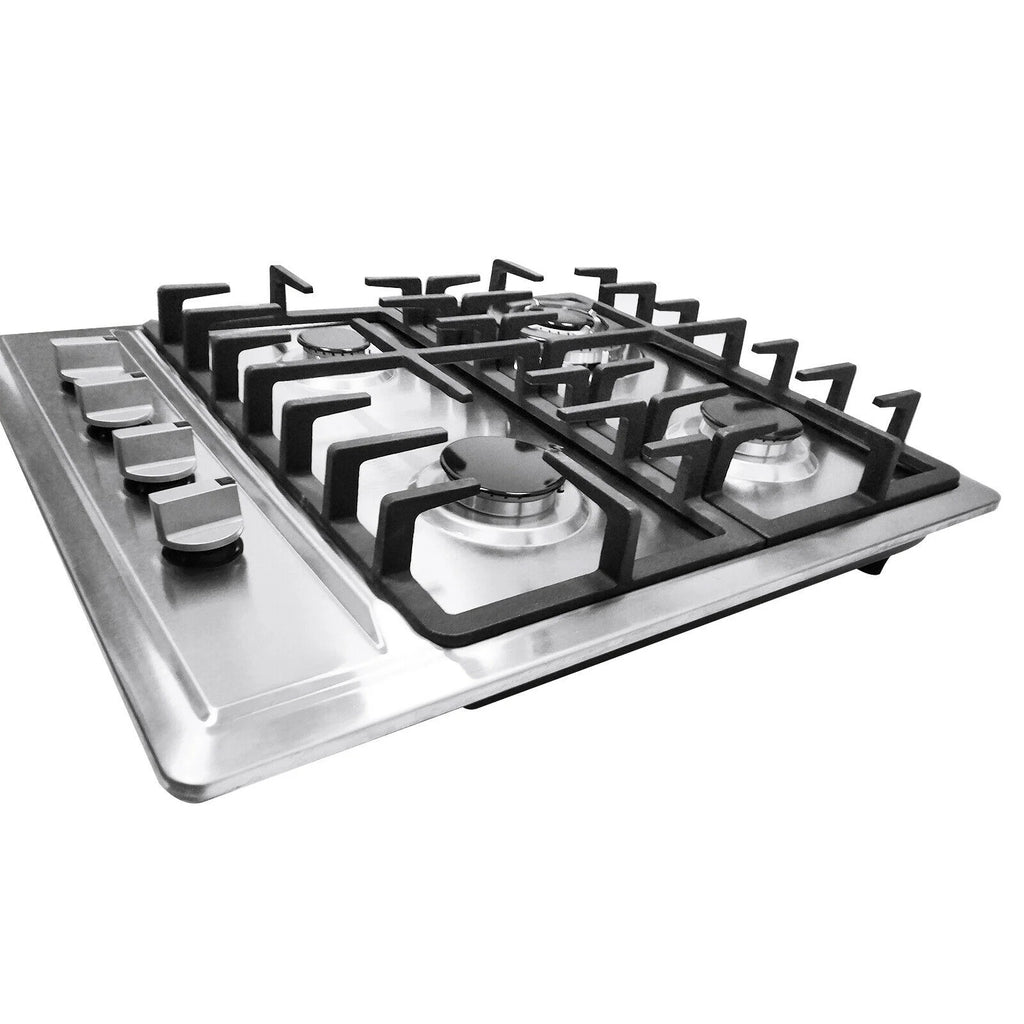 Stainless Steel 4-Burner Built-In Gas Cooktop N8702