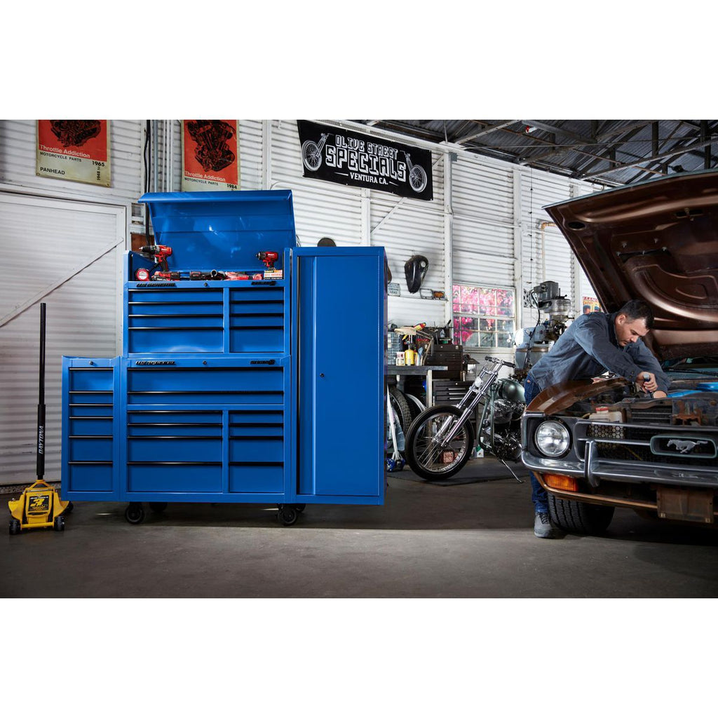 42 in. x 22 in. Blue Roll Cab V265