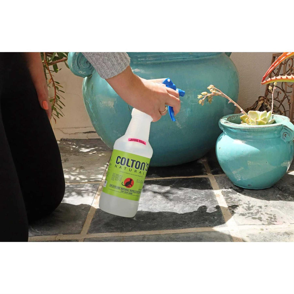 32 OZ Organic Cat Repellent Outdoor Spray T983