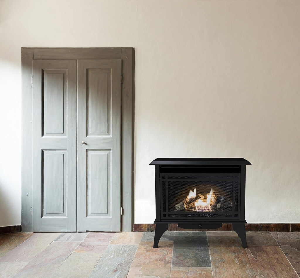 30,000 BTU 32" Black Gas Vent Free Stove A288391