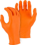 Orange 6 Mil Disposable Gloves F992713