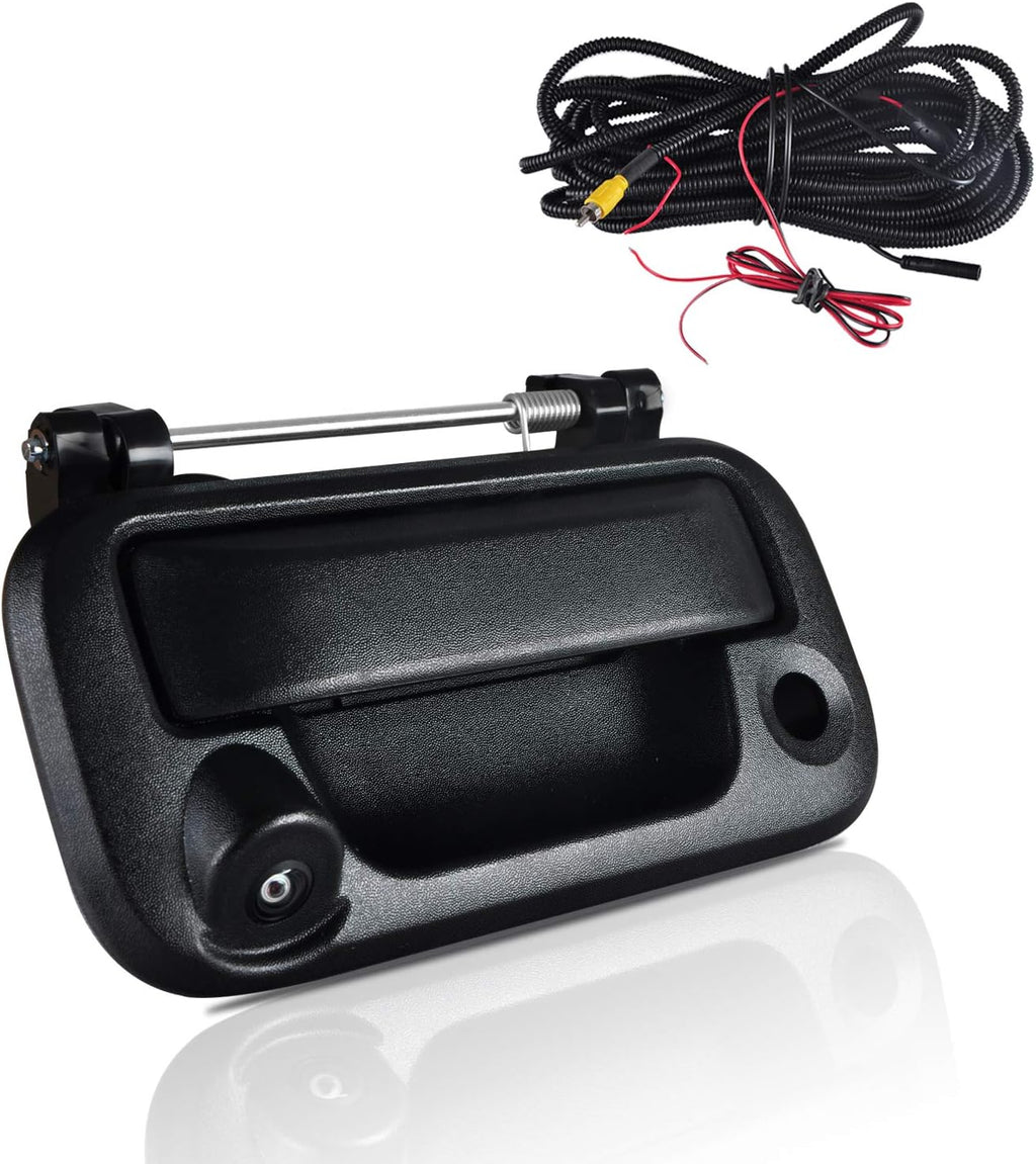 Black Tailgate Backup Reverse Handle with Backup Camera for Pickup Truck K7123