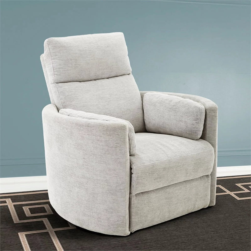 Polyester Power Swivel Glider Recliner X155669