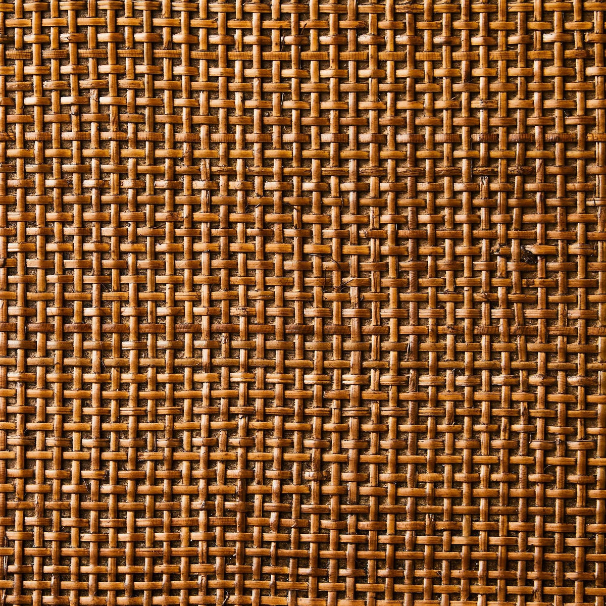 Brown Cane Wood Headboard Q939