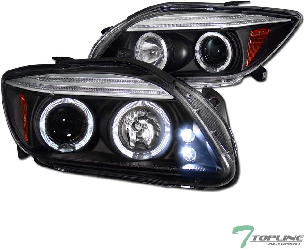 Black Housing Halo LED Projector Headlights K87731