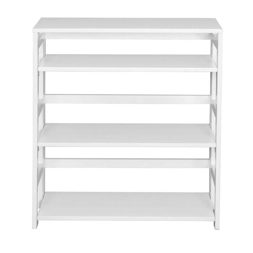 White Folding Bookcase X640221