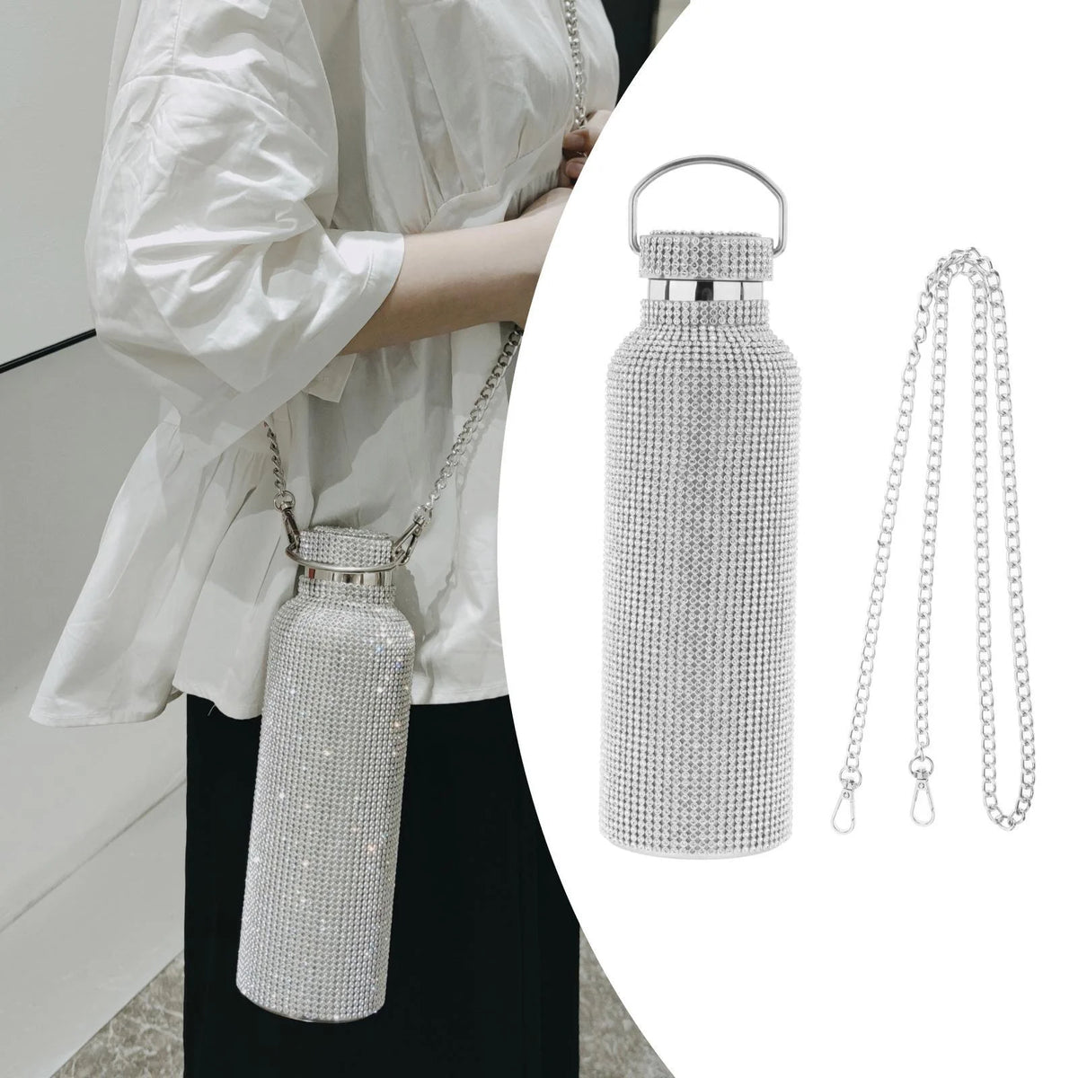 750ML Stainless Steel Thermal Water Bottle B7701
