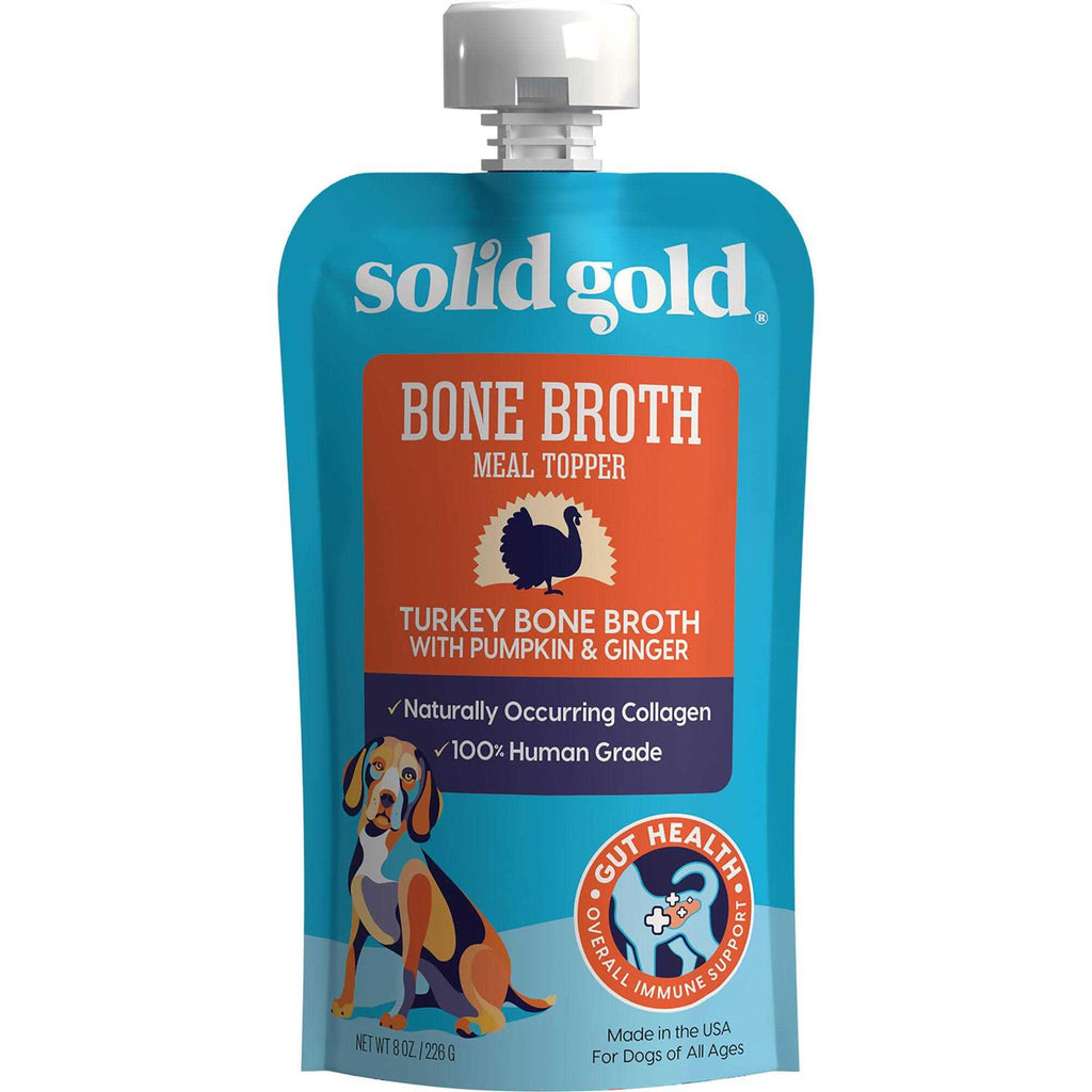 Solid Gold Turkey Bone Broth with Pumpkin & Ginger Dog Food Topper C872419