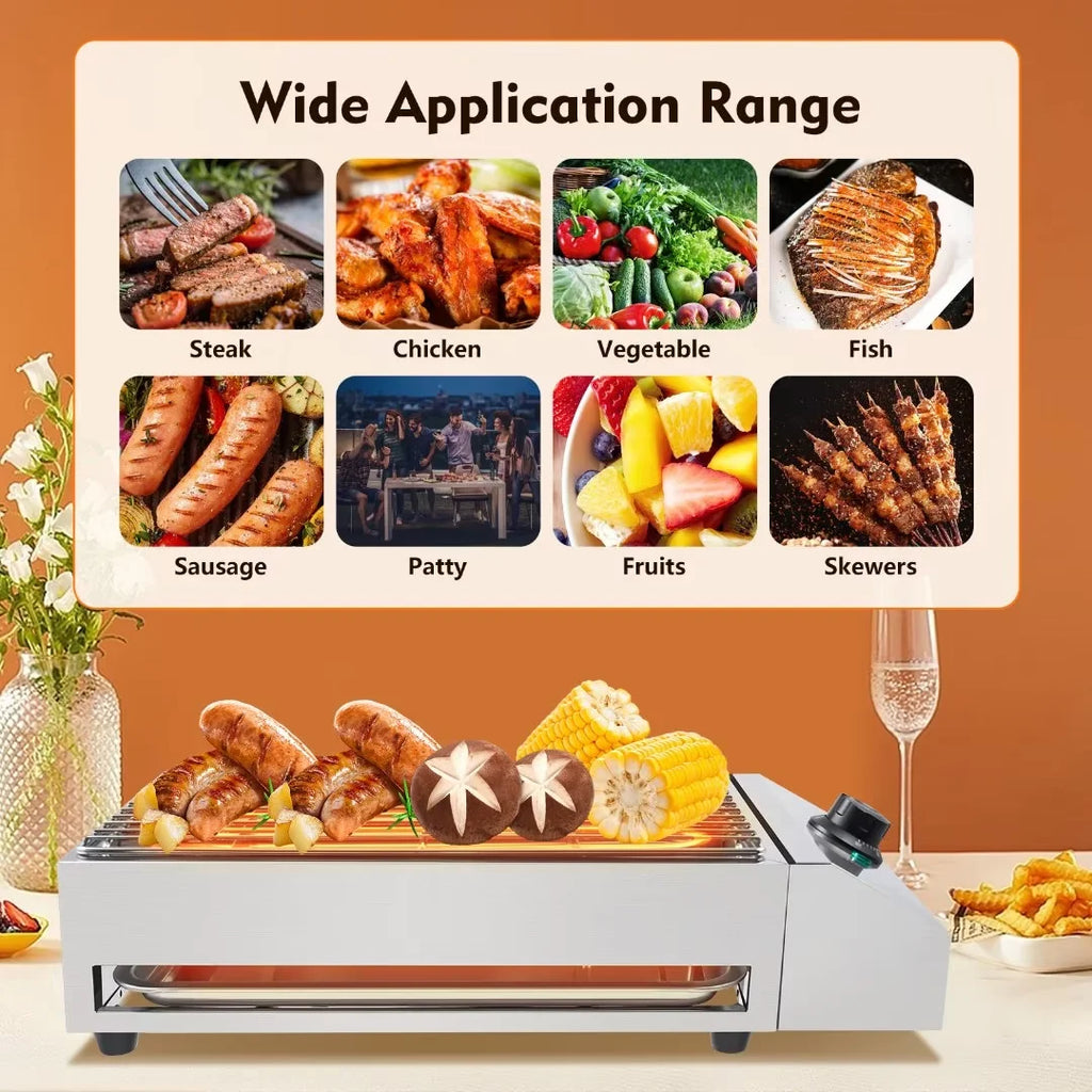 Portable Electric Stainless Steel Grill A907