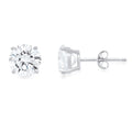 18K White Gold Diamond Stud Earrings N46839