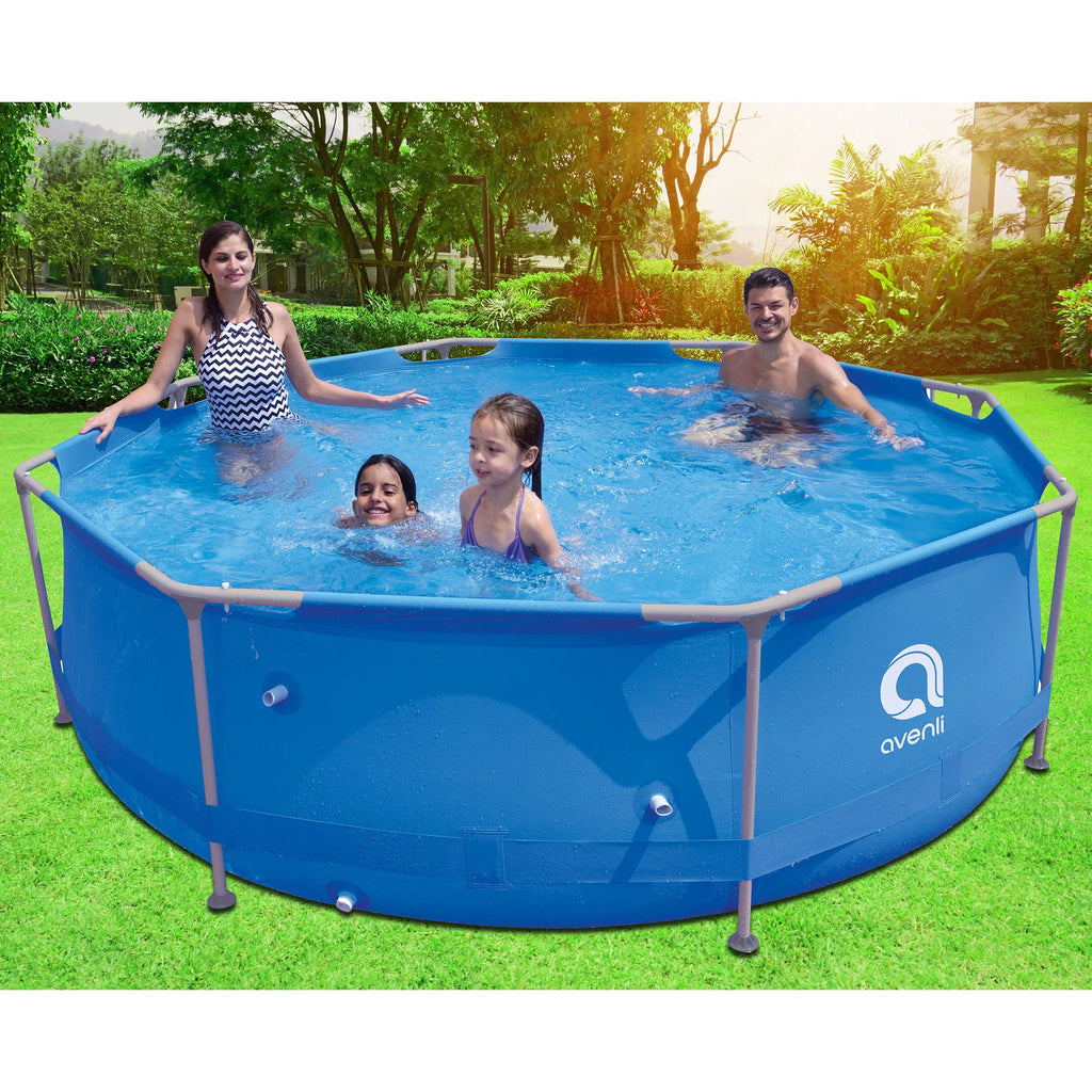 9ft x 30in Round Frame Swimming Pool W934