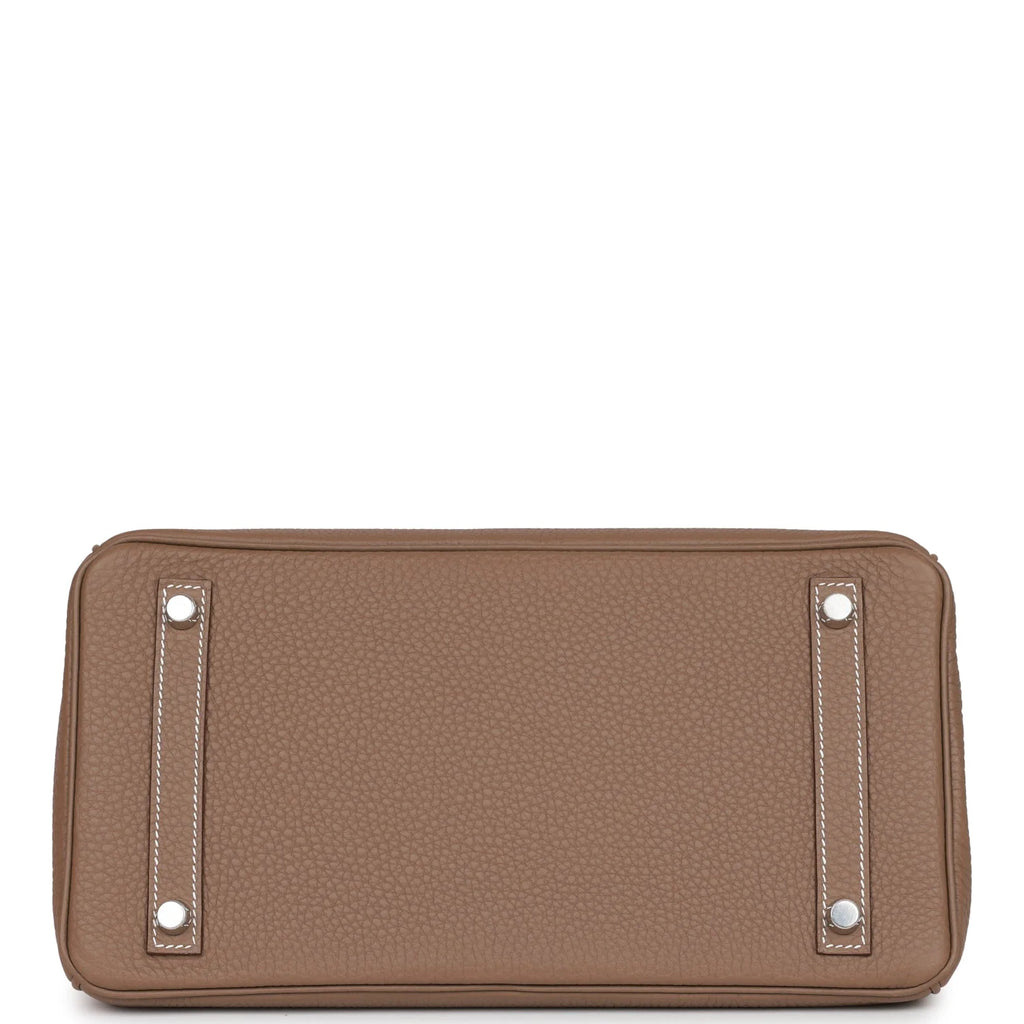 Etoupe Togo Palladium Hardware Handbag D96256