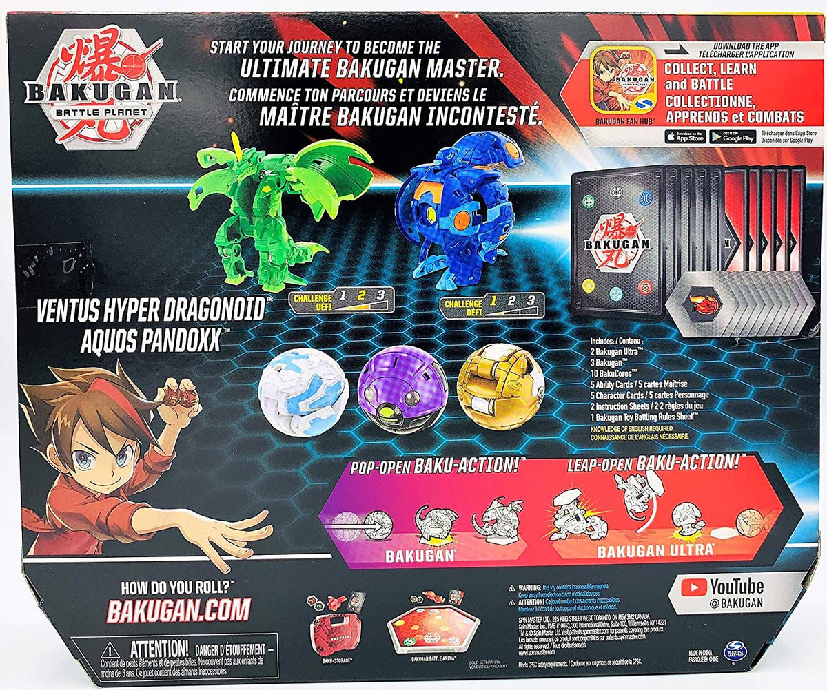 Ventus Hyper Dragonoid and Aquos Pandoxx 5-Pack Collectible Figures R832882