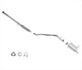 Exhaust System Middle Resonator Pipe and Muffler F245