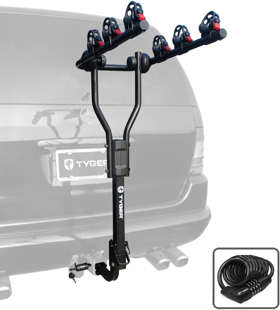 3-Bike Hitch Mount Bicycle Carrier Rack N9229
