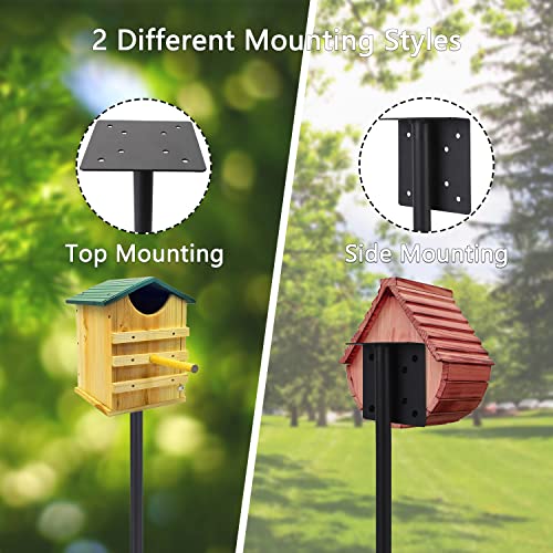 79 Inch Heavy Duty Bird Feeder Pole Kit with 5 Base Prongs D32511