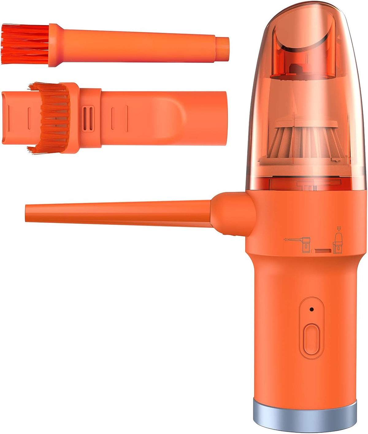 Blue Mini Cordless Vacuum Cleaner 2-in-1 Air Duster P284100