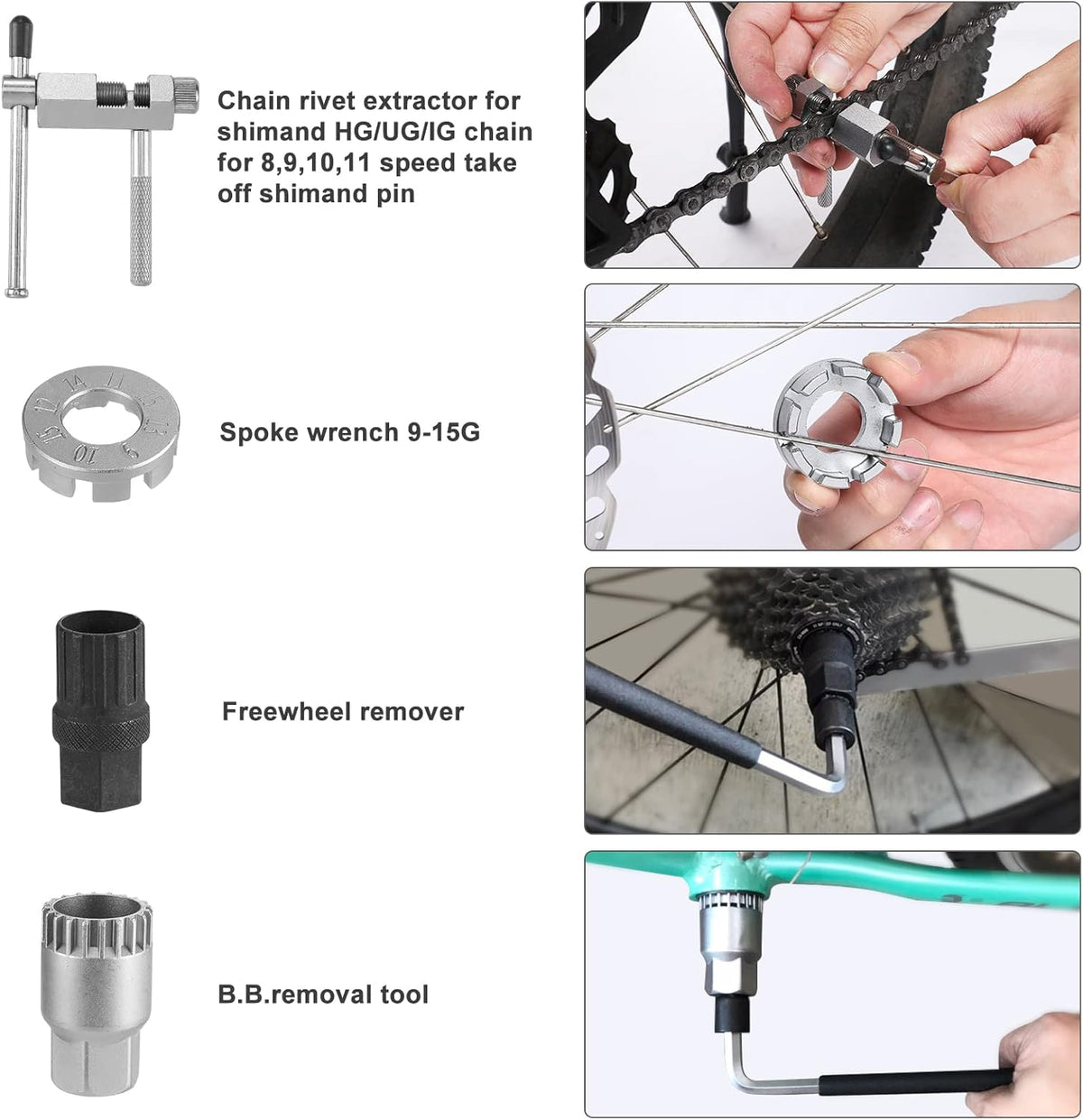 30 Piece Bike Repair Tool Kit with Storage Case G3059