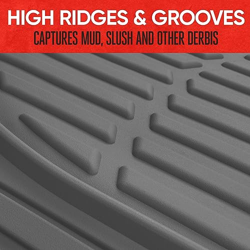 Black All-Weather Automotive Floor Mats Full Set G6462