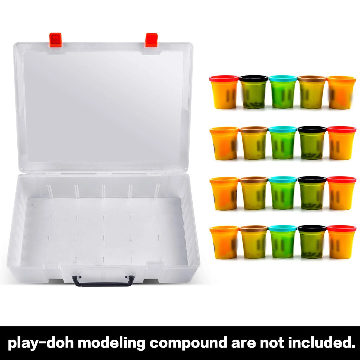 20-Pack Case of Colors 3-Ounce Cans Storage Box Organizer Container I7325