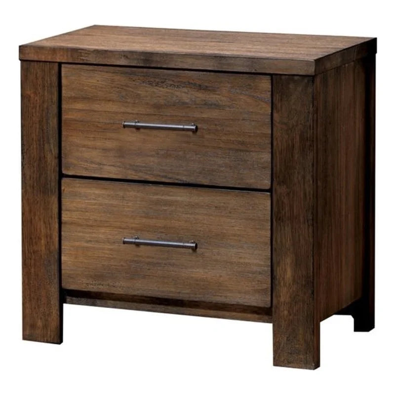 Antique Oak Solid Wood Bedroom Set Cal King N657116