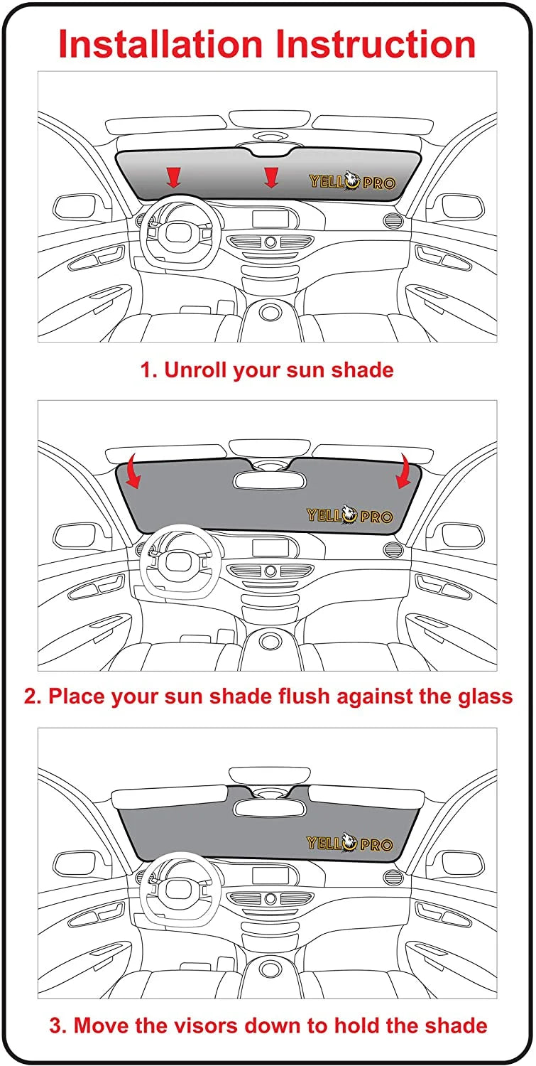 Front Windshield Sunshade for Jeep Renegade SUV H932081