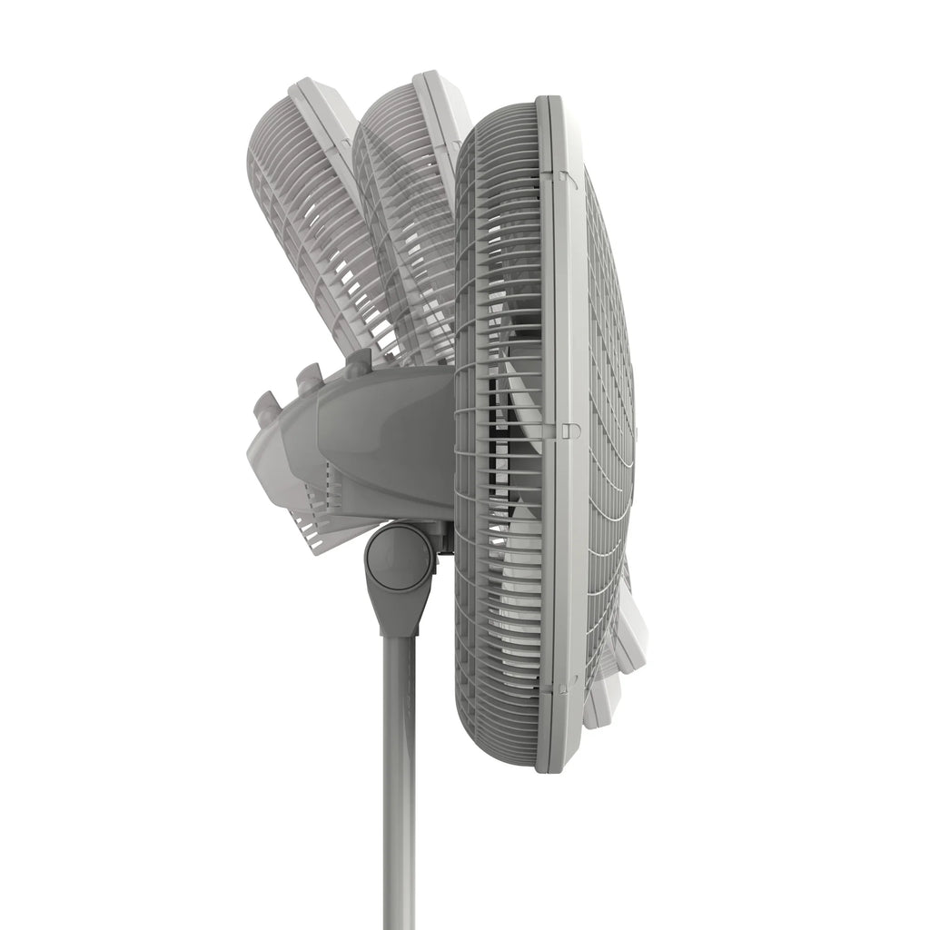 Adjustable Pedestal Fan, 3 Speeds, Gray A879560
