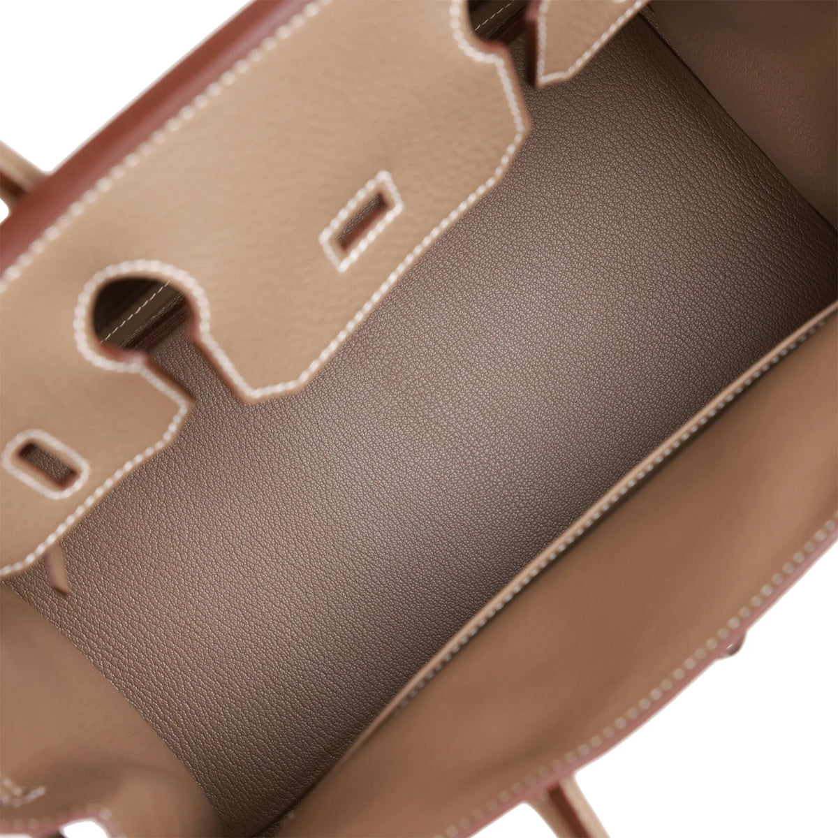 Etoupe Togo Palladium Hardware Handbag D96256
