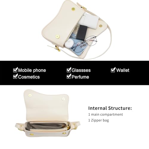 PU Leather Tote Bag with 2 Removable Straps and Zipper Closure U853