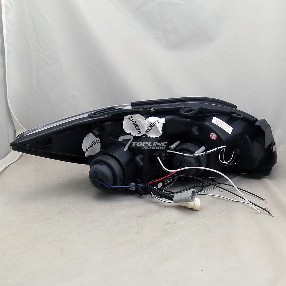 Black Housing Halo LED Projector Headlights K87731