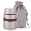 Stainless Steel Vacuum Insulated Food Flask with Spoon F67814