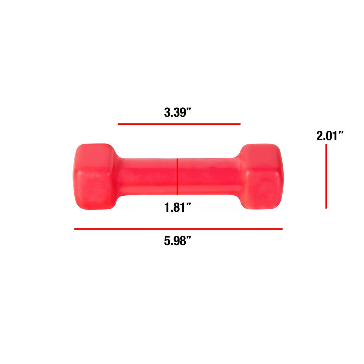 2 lb Pair Vinyl-Coated Dumbbell Q240176