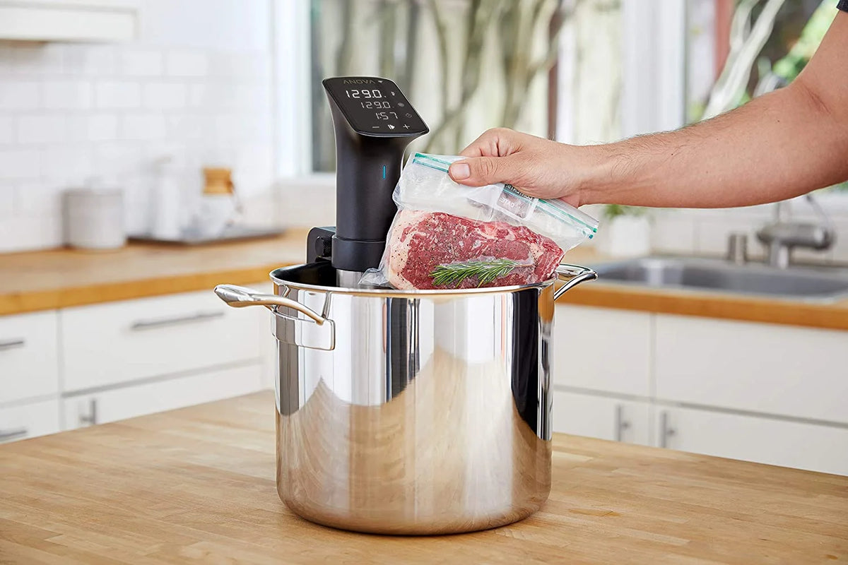 Sous Vide Precision Cooker 1200 Watts Black and Silver P3595