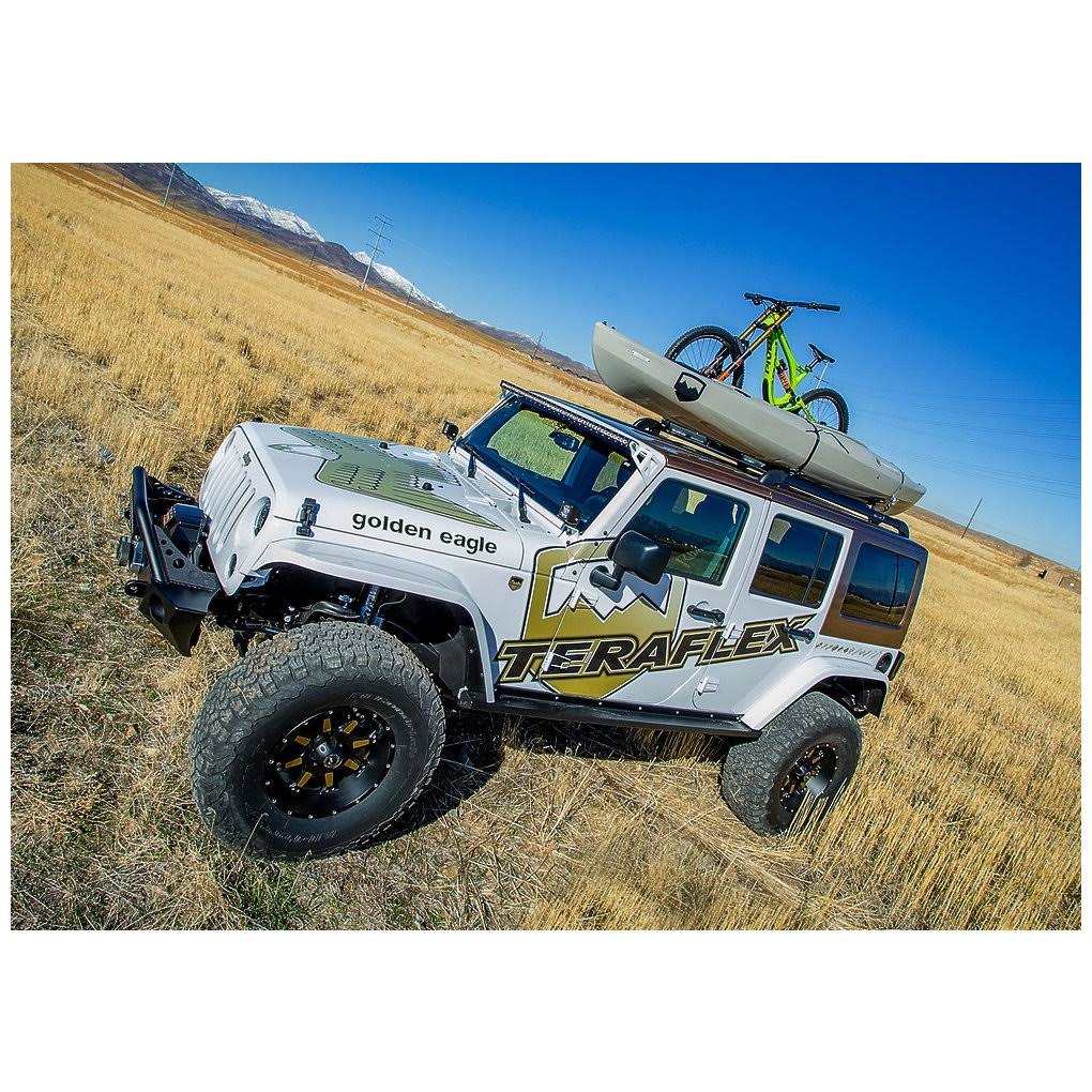 Black Roof Rack Cargo Slat Kit J249