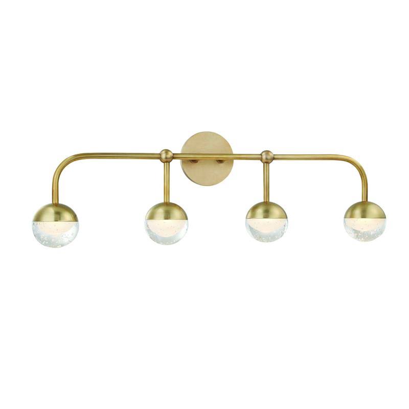 Aged Brass LED Bath Light I511105