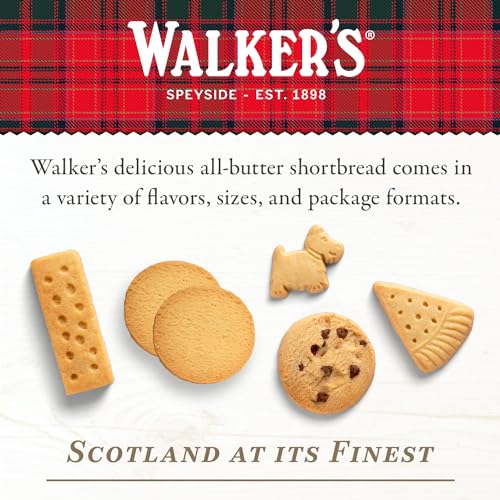 Mini Chocolate Chip Shortbread Cookies, 4.4 Oz (Pack of 6) Y889