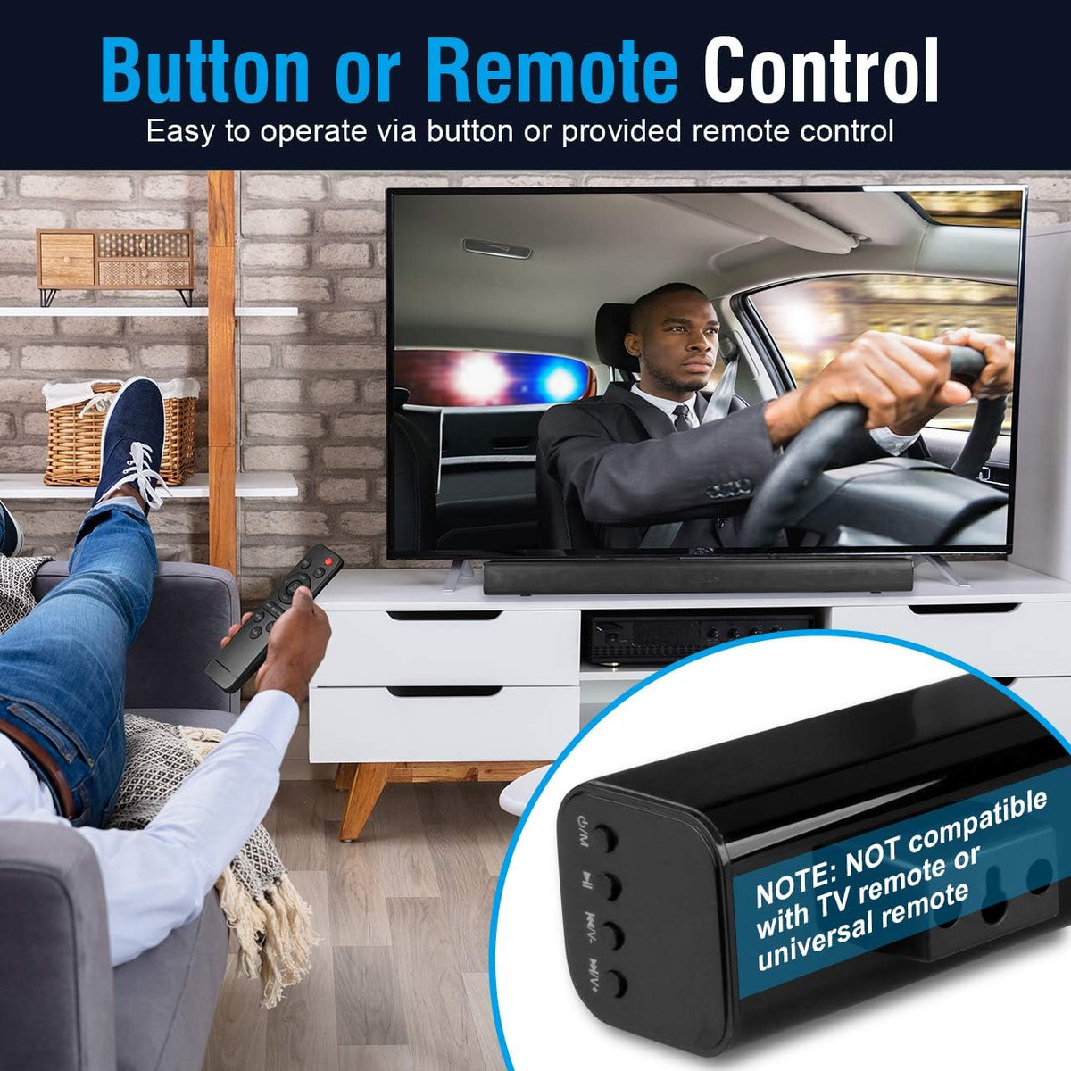 29-Inch TV Sound Bar with Subwoofer W358