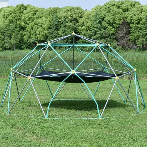 Geometric Dome Climber Play Center, Green, 13ft X717246