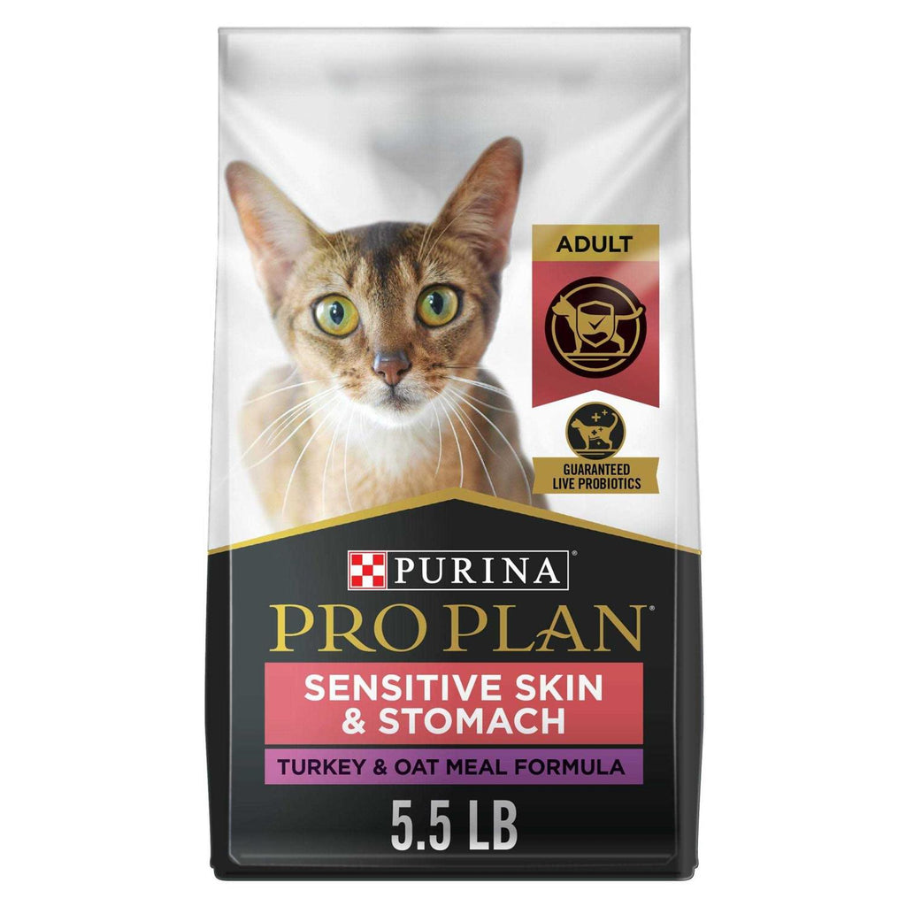 Probiotics Sensitive Skin & Stomach Natural Dry Cat Food T235004